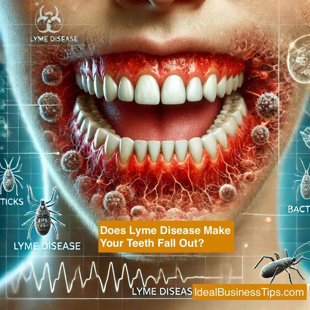 does lyme disease make your teeth fall out