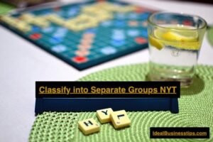 Classify into Separate Groups NYT