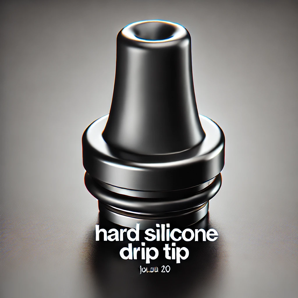 Hard silicone drip tip