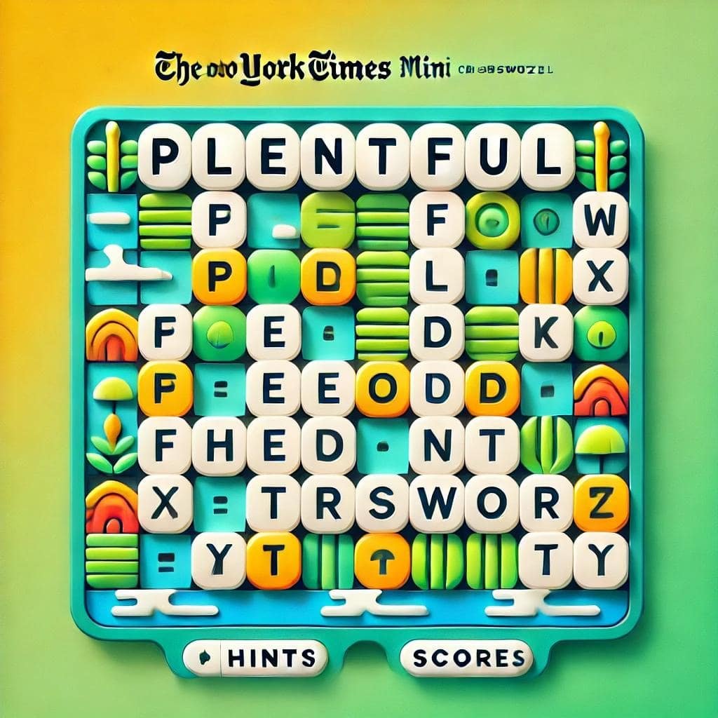 Plentiful nyt mini