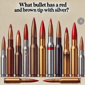 What bullet has a red and brown tip with silver